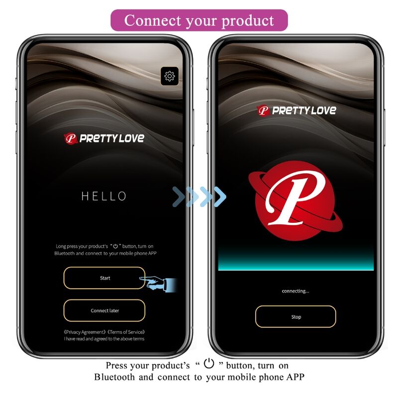 Pretty Love - Baird G-Spot 12 Vibraciones Recargable Lila App