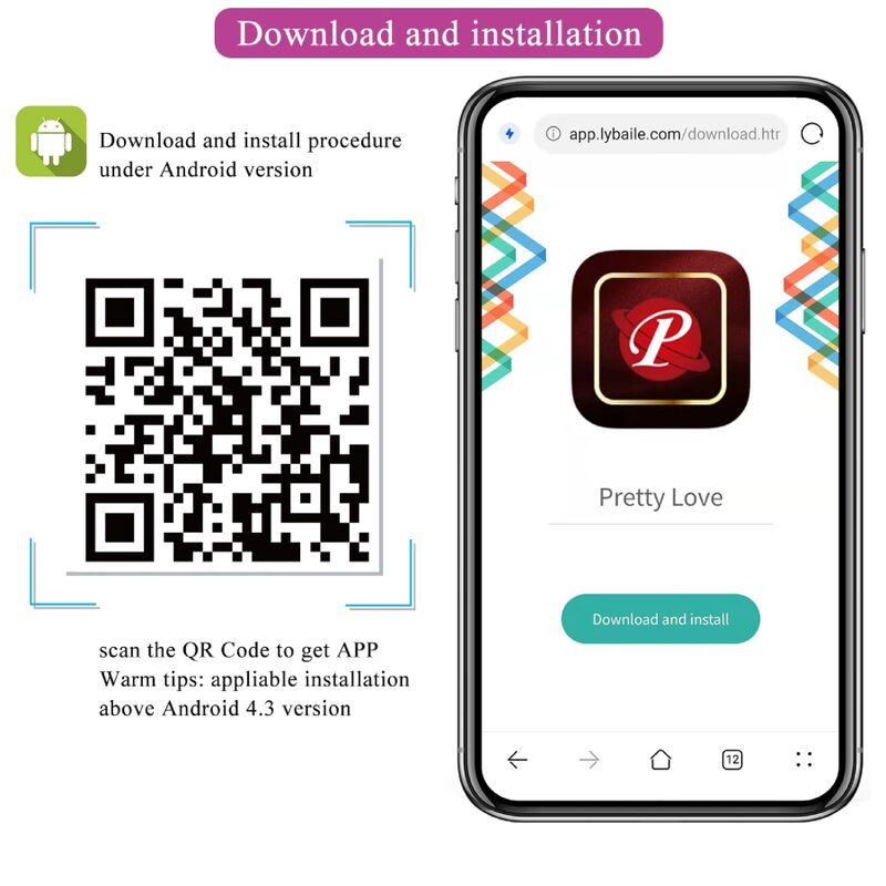 Pretty Love - Baird G-Spot 12 Vibraciones Recargable Lila App