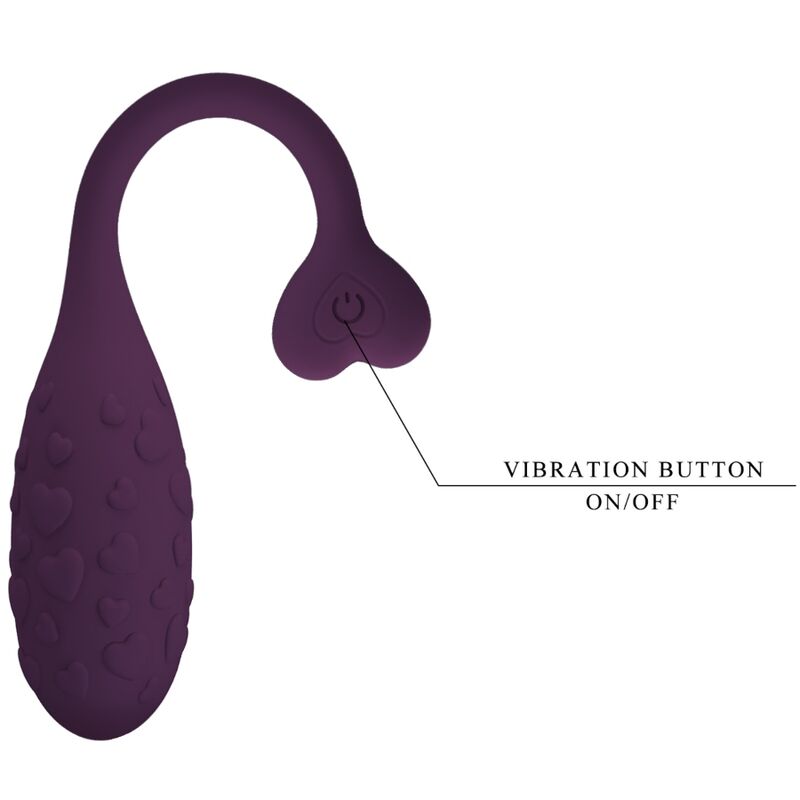 Pretty Love - Fisherman Huevo Vibrador Lila Controlado Por App