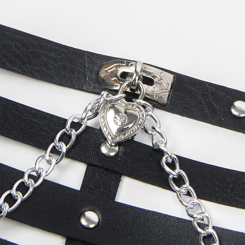 Subblime - Arnés Forma Corset Detalle Cadenas Talla Única