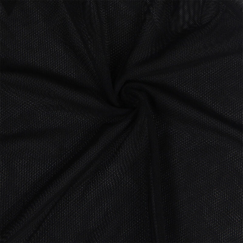 Subblime - Babydoll Tela De Tul Detalle Encaje Y Flor Negro S/m