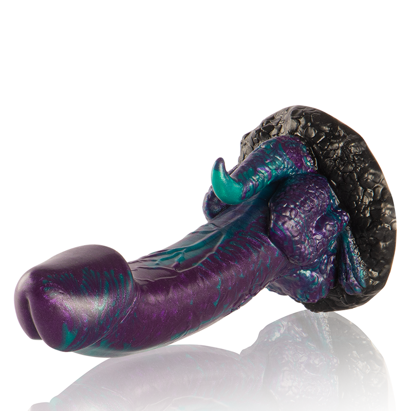 Epic - Basilisk Dildo Doble Placer Escamoso Tamaño Pequeño