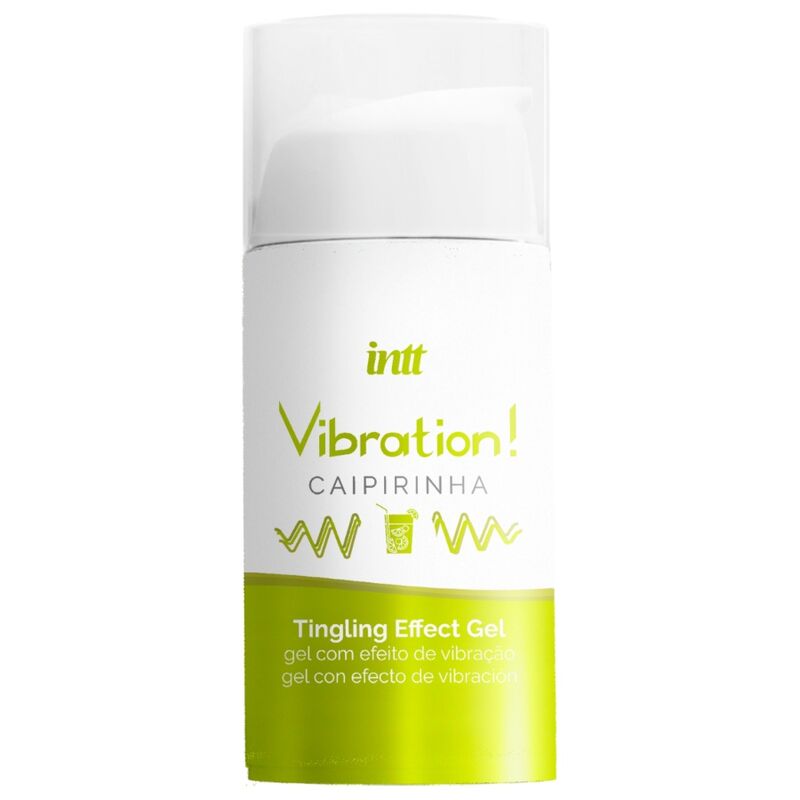 Intt - Potente Estimulante Íntimo Gel Vibrador Liquido Caipirinha 15 Ml