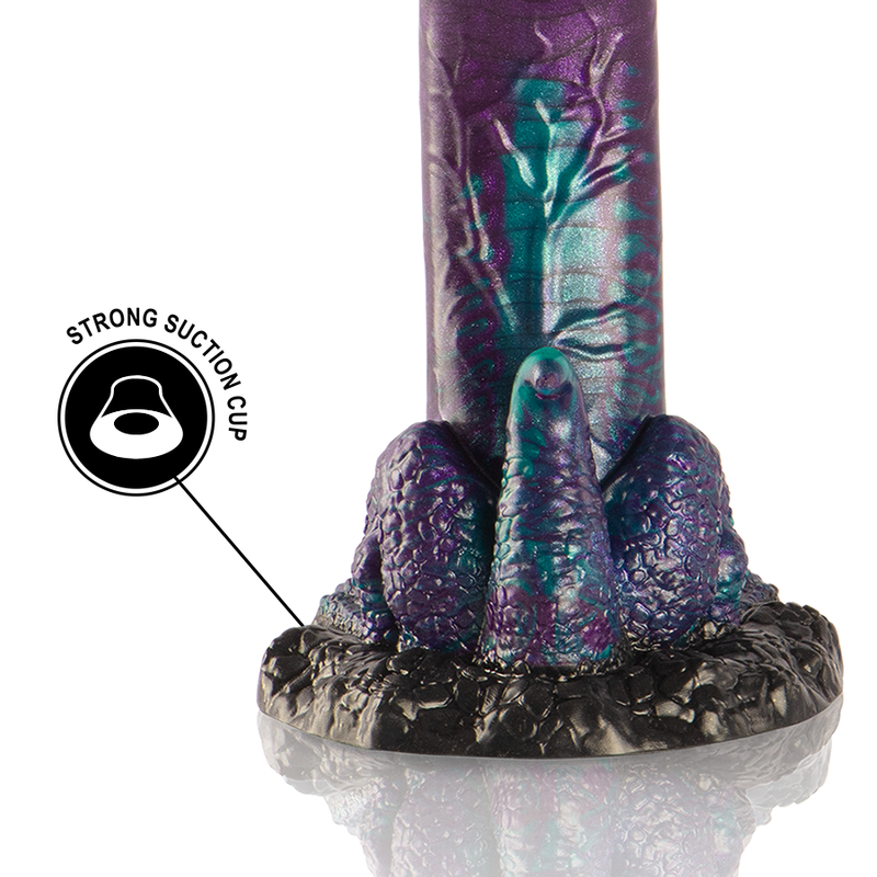 Epic - Basilisk Dildo Doble Placer Escamoso Tamaño Pequeño