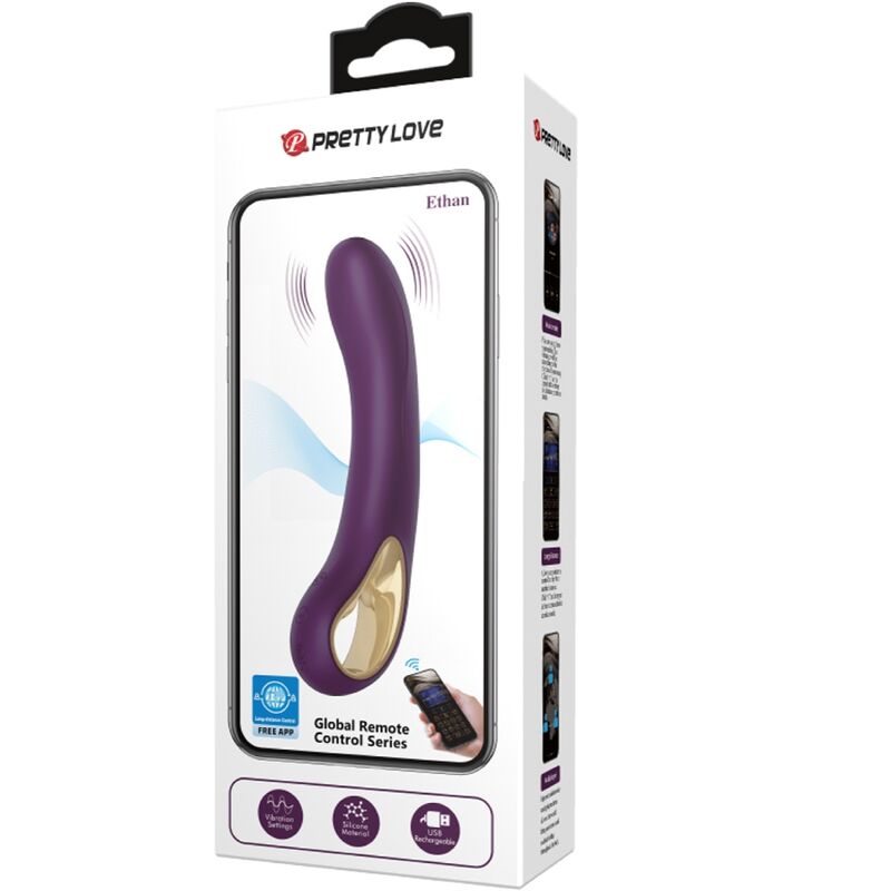 Pretty Love - Ethan Vibrador Recargable Lila