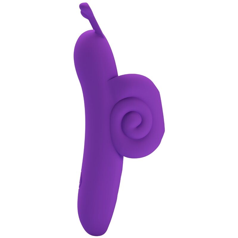Pretty Love - Snail Poderoso Estimulador De Dedo Morado