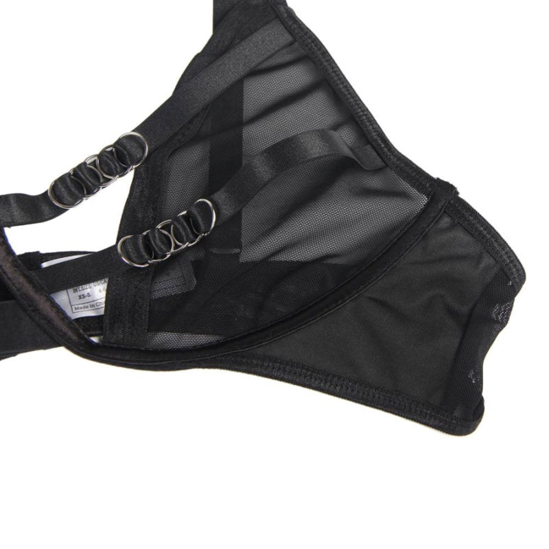 Subblime - Set Dos Piezas Sujetador Transparencias Y Tiras S/M
