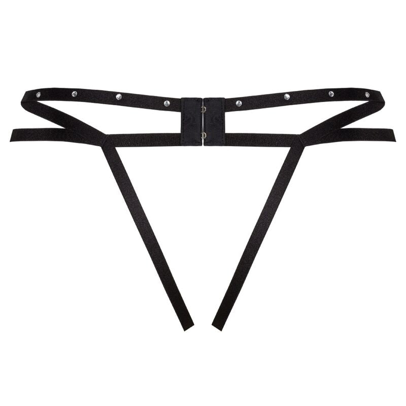 Livco Corsetti Fashion - Nomade Tanga Crotchless Negro S/M