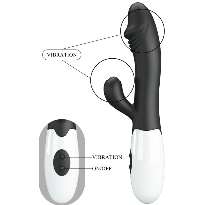 Pretty Love - Snappy Vibrador Punto G Negro