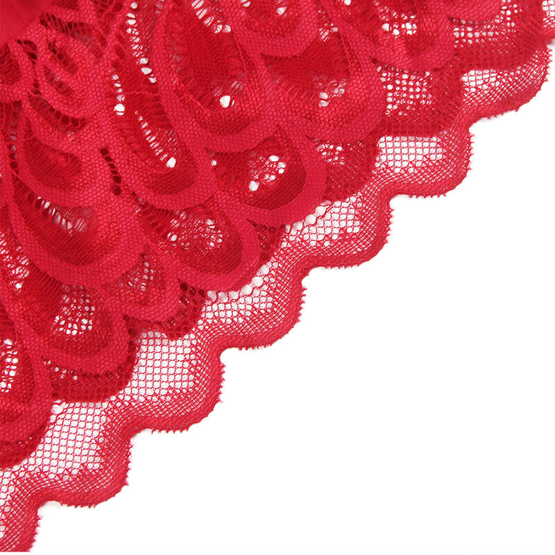 Subblime - Babydoll Satinado Con Encaje Rojo L/xl