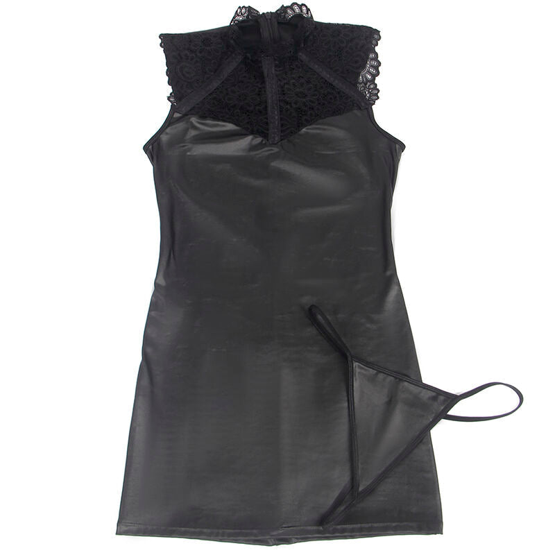 Subblime - Vestido Sexy De Cuero S/M