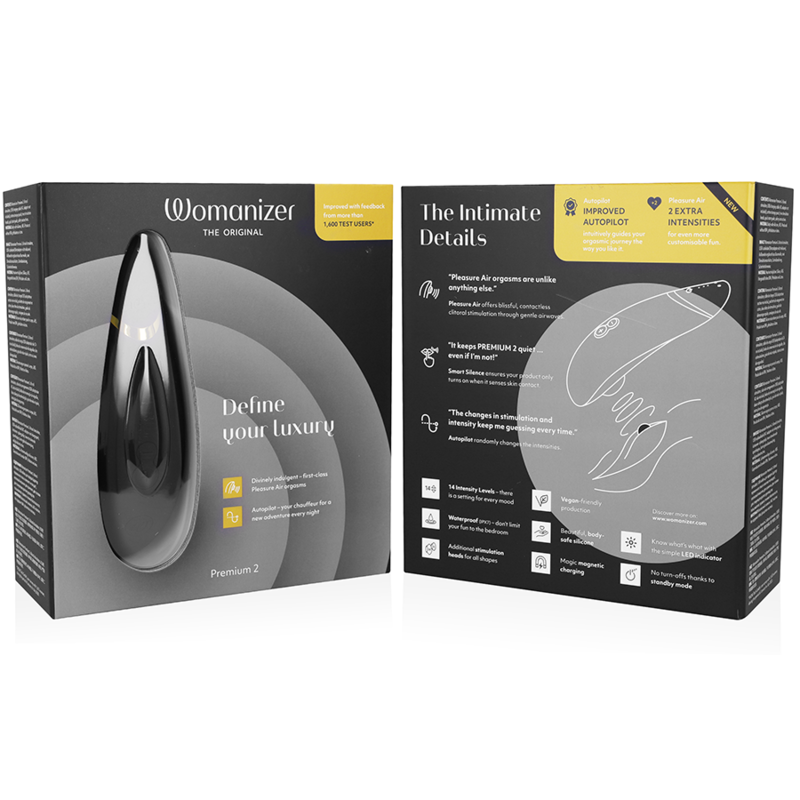 Womanizer - Premium 2 Estimulador De Clítoris Negro