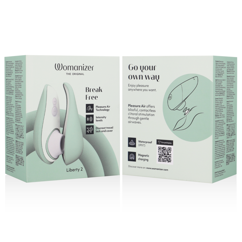 Womanizer Liberty 2 Estimulador & Succionador Clitoris Verde Claro