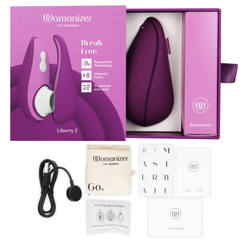 Womanizer  Liberty 2 Estimulador & Succionador Clitoris Violeta