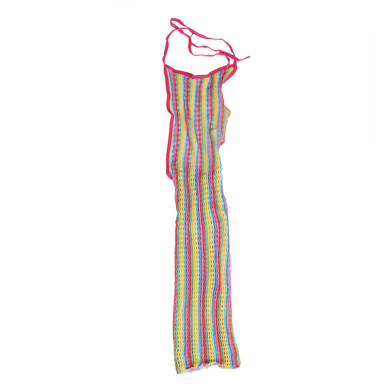 Subblime - 952341 Bodystocking De Rejilla Arcoiris Talla Única
