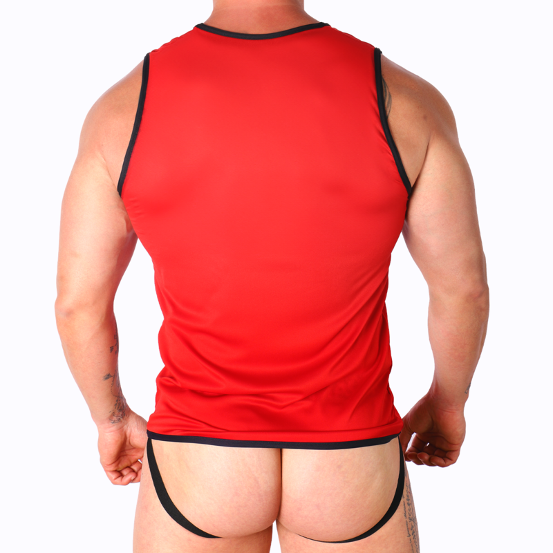 Macho - Camiseta Roja L/Xl