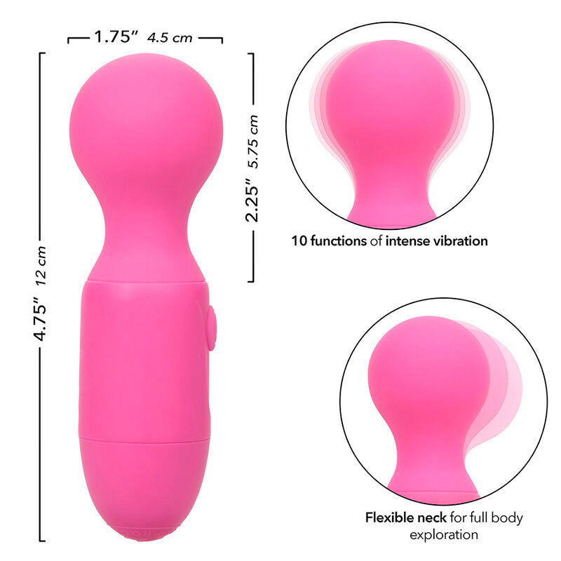 Calexotics - First Time Masajeador Recargable 10 Vibraciones Rosa