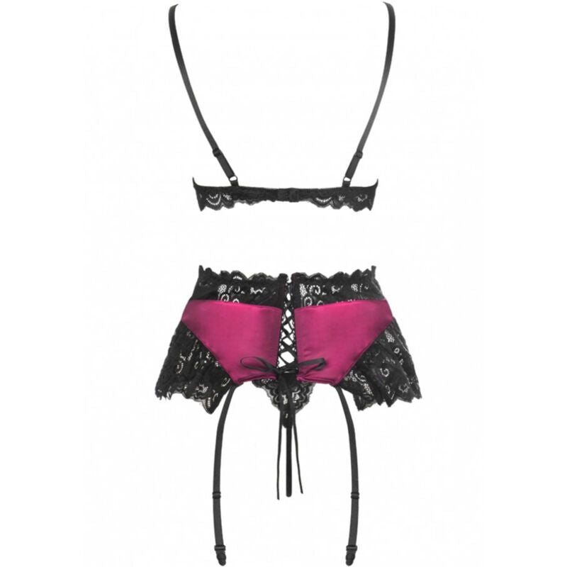 Livco Corsetti Fashion - Nahir Lc 20214 Sujetador + Panty + Liguero S/M