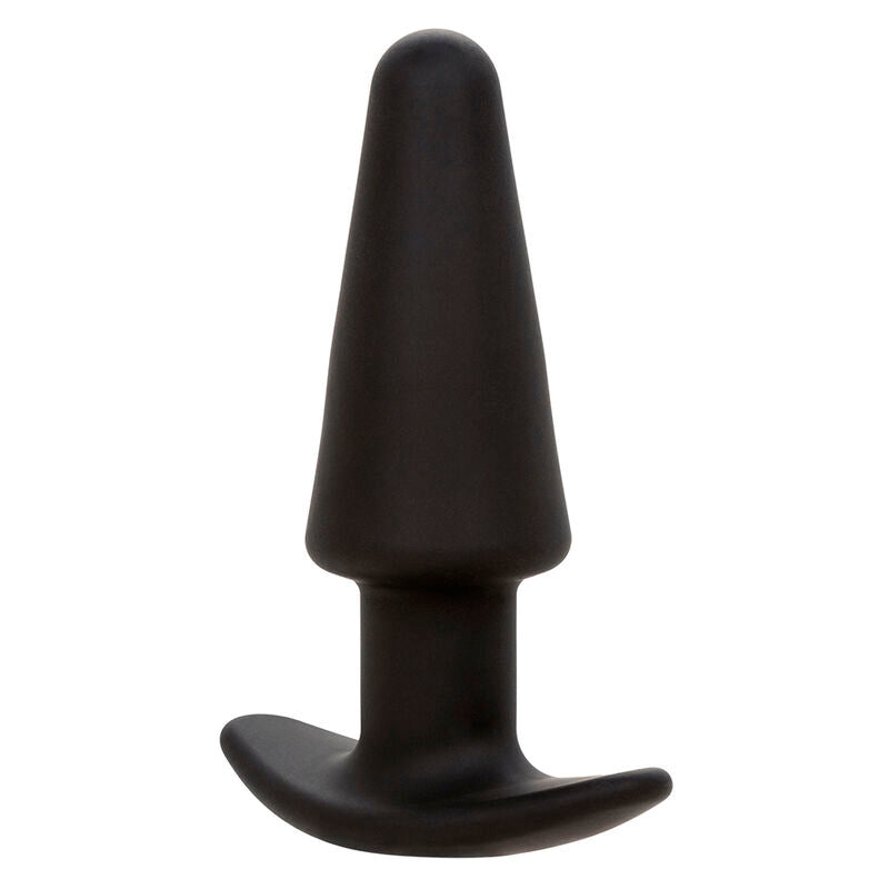 Calexotics - Rock Bottom Plug Anal Cónico 10 Vibraciones Silicona Negro