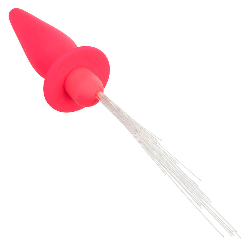 Calexotics - Southern Lights Light Up Plug Anal Con Luces 10 Vibraciones Silicona Rosa