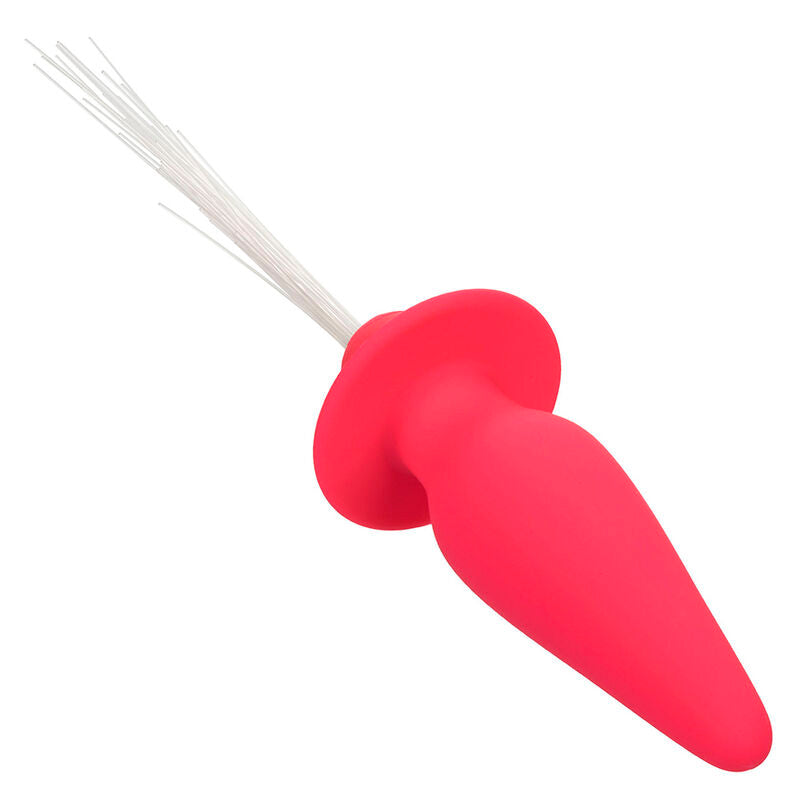 Calexotics - Southern Lights Light Up Plug Anal Con Luces 10 Vibraciones Silicona Rosa