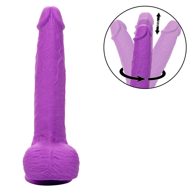 Calexotics - Studs Vibrador Recargable Y Giratorio 10 Vibraciones Violeta