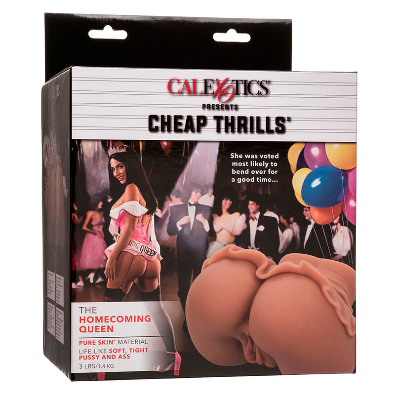 Calexotics - The Homecoming Queen Doble Masturbador Realístico Caramelo