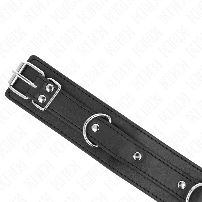Kink - Collar Con Correa 65 Cm 3 Anillos Modelo 1 Ajustable 38-49 Cm X 5 Cm