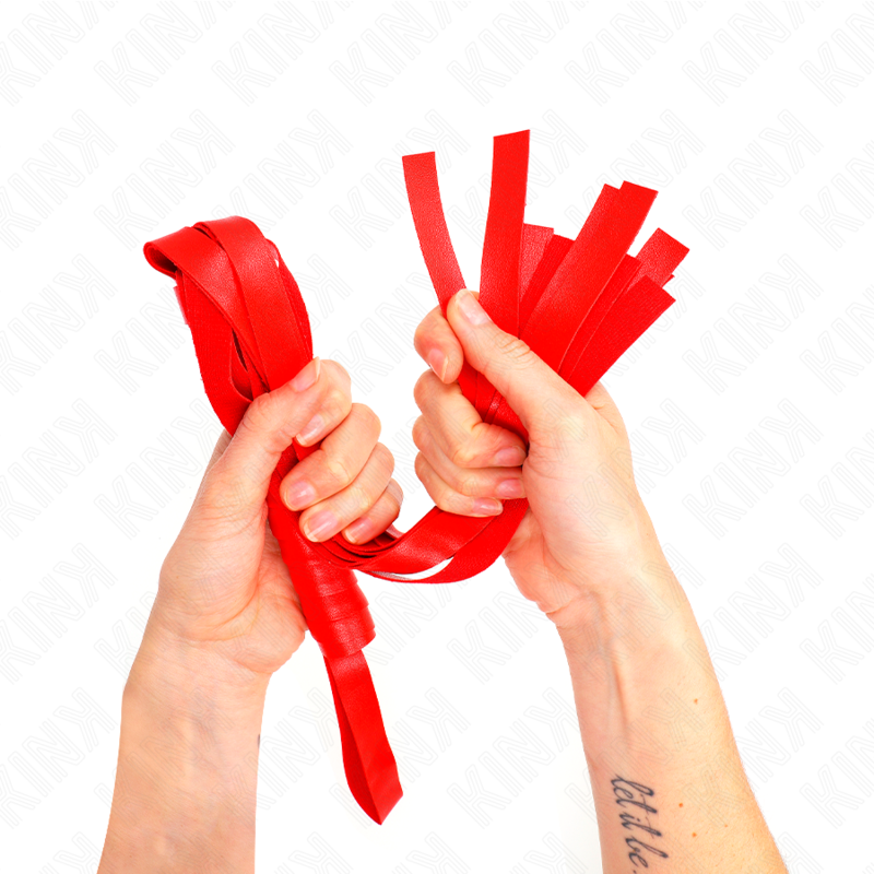 Kink - Látigo De Cola Ancha Rojo 48.5 Cm