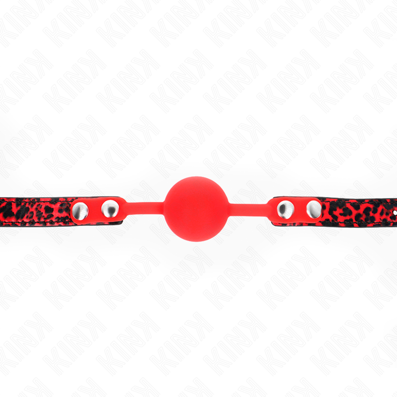 Kink - Mordaza De Bola 4 Cm De Silicona Modelo 2 60 X 2 Cm