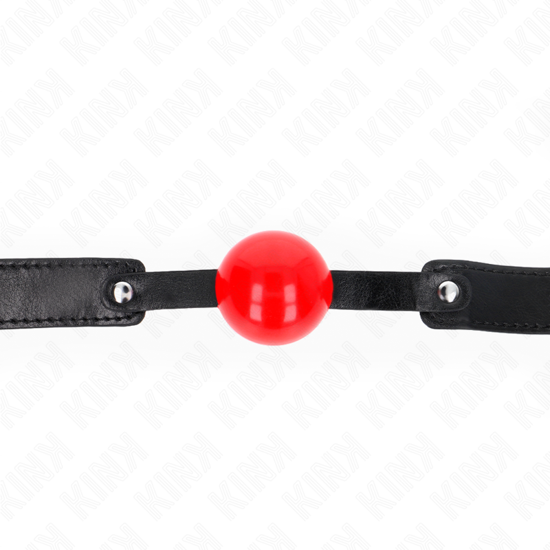 Kink - Mordaza De Bola 4 Cm Suave De Tpe Modelo 1 66 X 2.5 Cm Ajustable 41-61 Cm