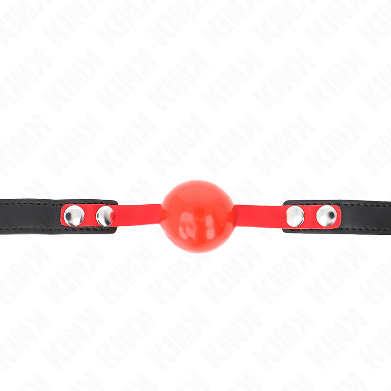 Kink - Mordaza De Bola 4 Cm Suave De Tpe Modelo 4 60 X 2 Cm Ajustable 37-52 Cm
