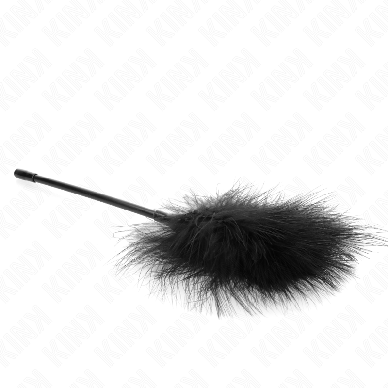 Kink - Plumas Para Cosquillas Negro Usado Para El Kit Bondage 27 Cm