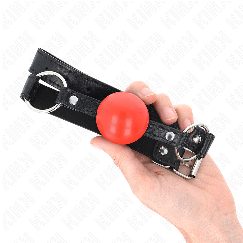 Kink - Mordaza De Bola 4 Cm Tpe Rojo 60 X 2 Cm