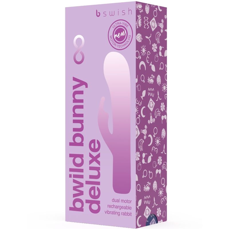 B Swish - Bwild Bunny Infinite Deluxe Vibrador Rabbit 10 Vibraciones Morado