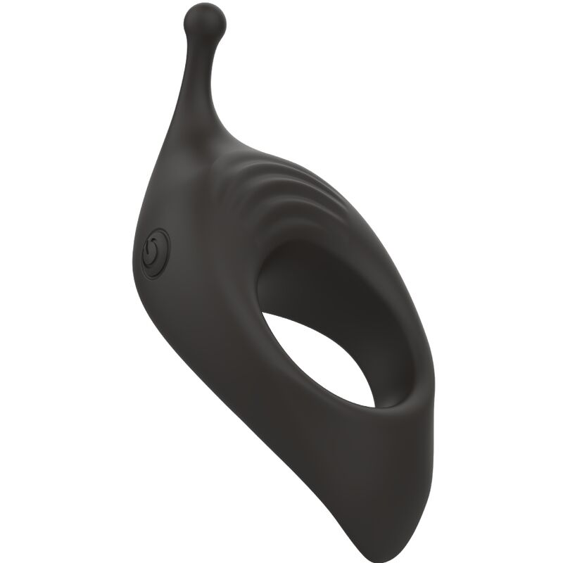 B Swish - Bcharmed Rhythm Infinite Deluxe Anillo Para Pene 15 Vibraciones Negro