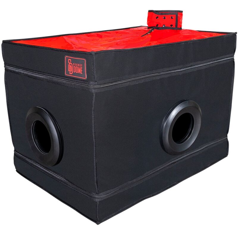 Secret Dome - Kink Club La Niche Cabina  Negro & Rojo