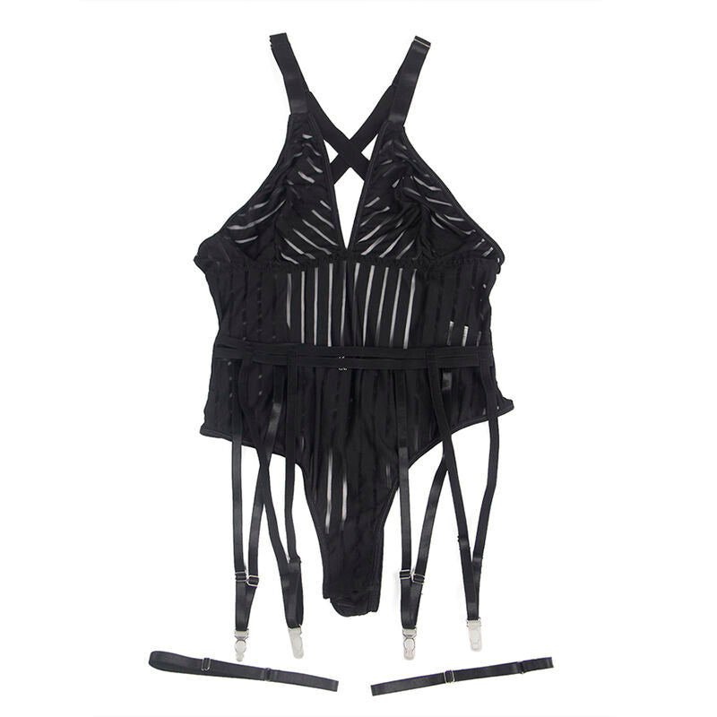 Subblime - 954147 Body Con Liguero Negro S/m