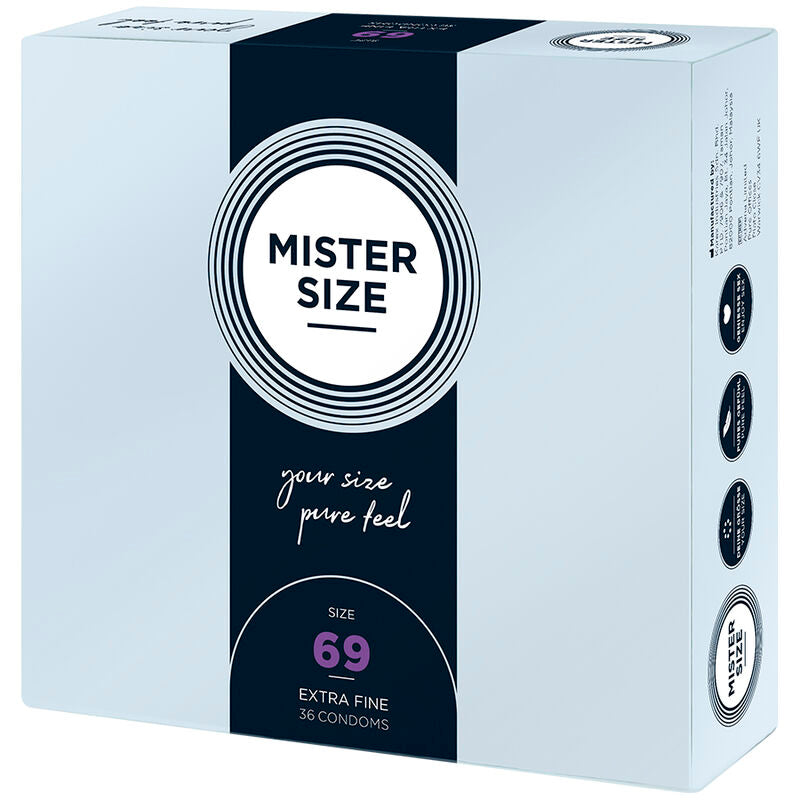 Mister Size - Preservativos Talla Xxxl 69 Mm (36 Unidades)