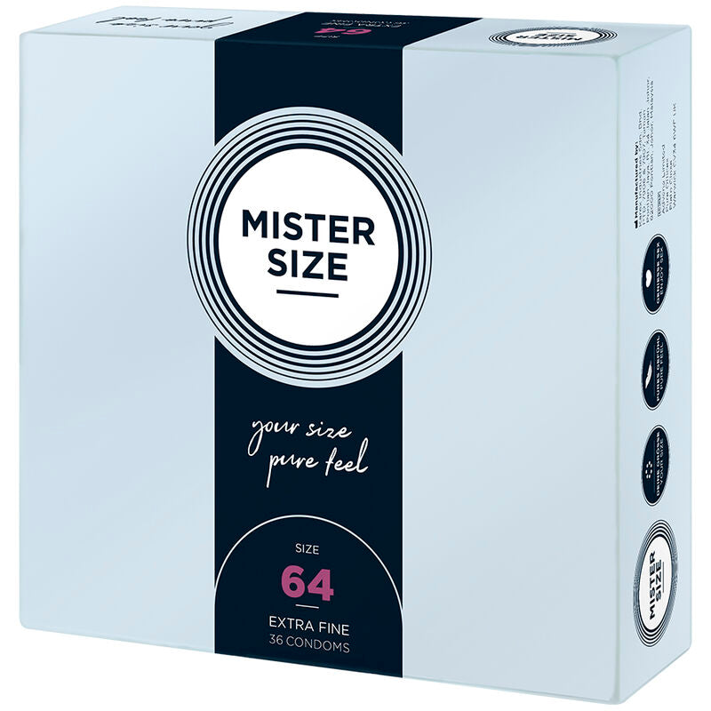 Mister Size - Preservativos Talla Xxl 64 Mm (36 Unidades)