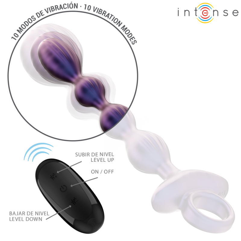 Intense - Jackie Plug Anal Vibrador Modelo 1 Control Remoto