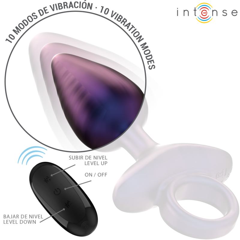 Intense - Michael Plug Anal Vibrador Modelo 2 Control Remoto