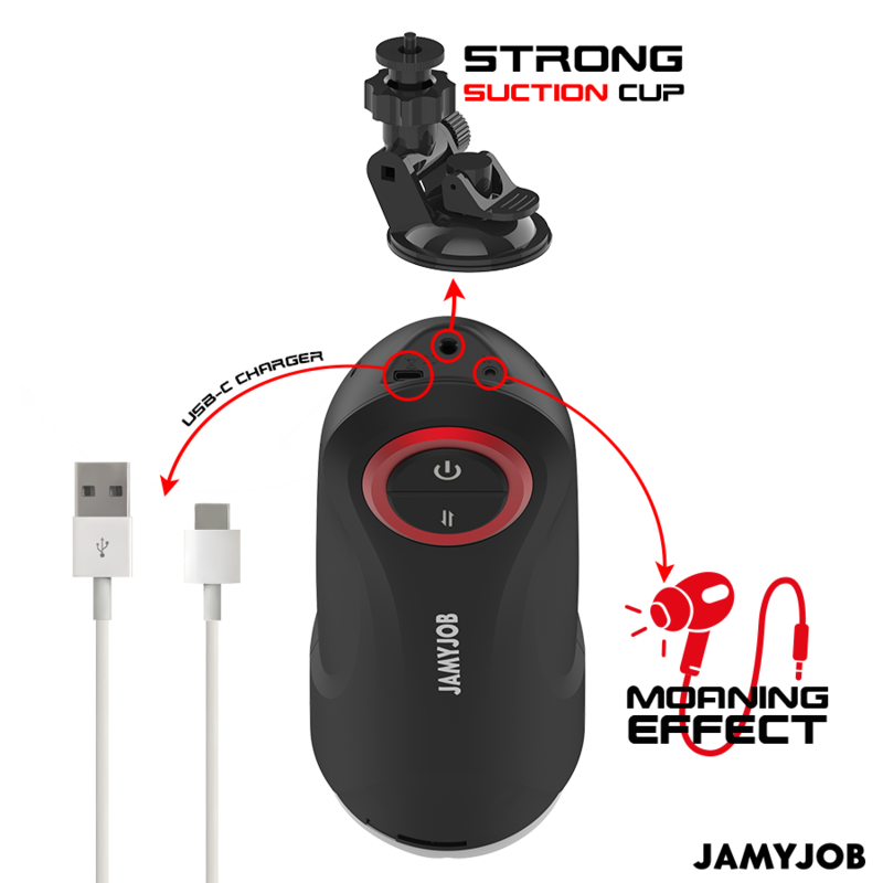 Jamyjob - Gravity Masturbador Vagina Automático 5 Modos Succión