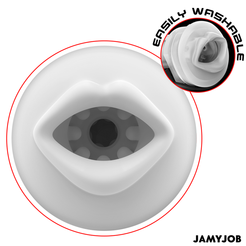 Jamyjob - Megabite Masturbador Boca Automático 5 Modos Succión Y Vibración