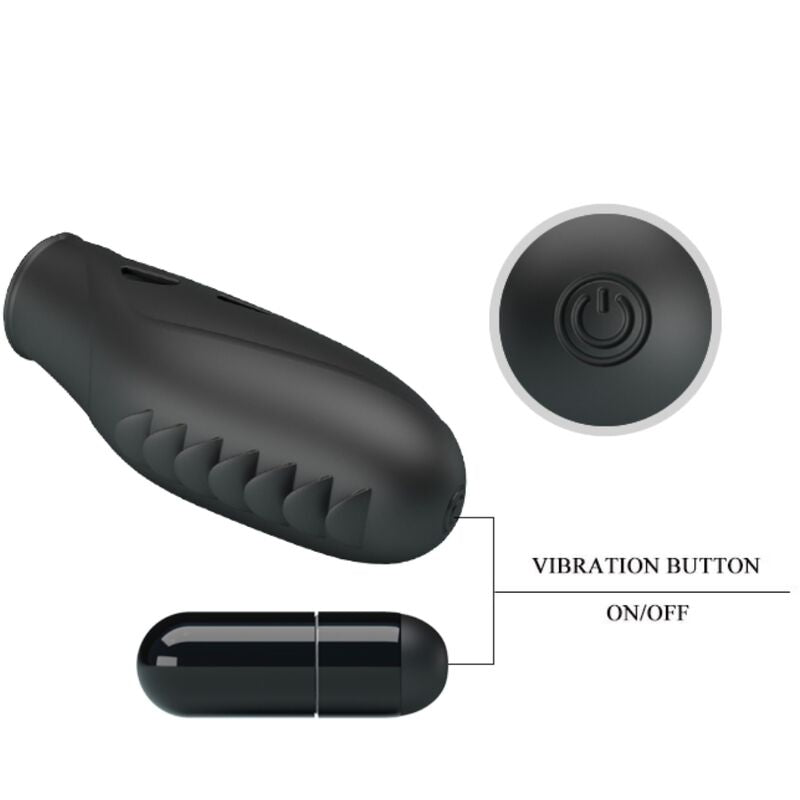 Pretty Love - Gilo Vibrador De Dedo Silicona Negro
