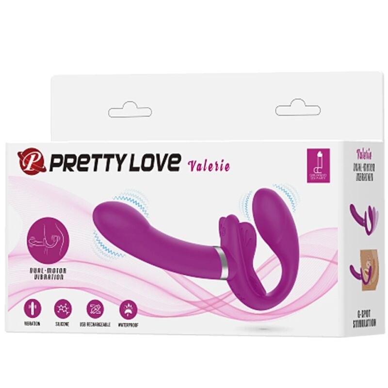 Vibrador  Valerie  Para Parejas Sin Arnés Usb