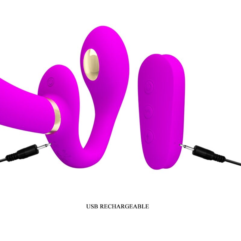 Thunderbird Vibrador Para Parejas Sin Arnés Con Control Remoto