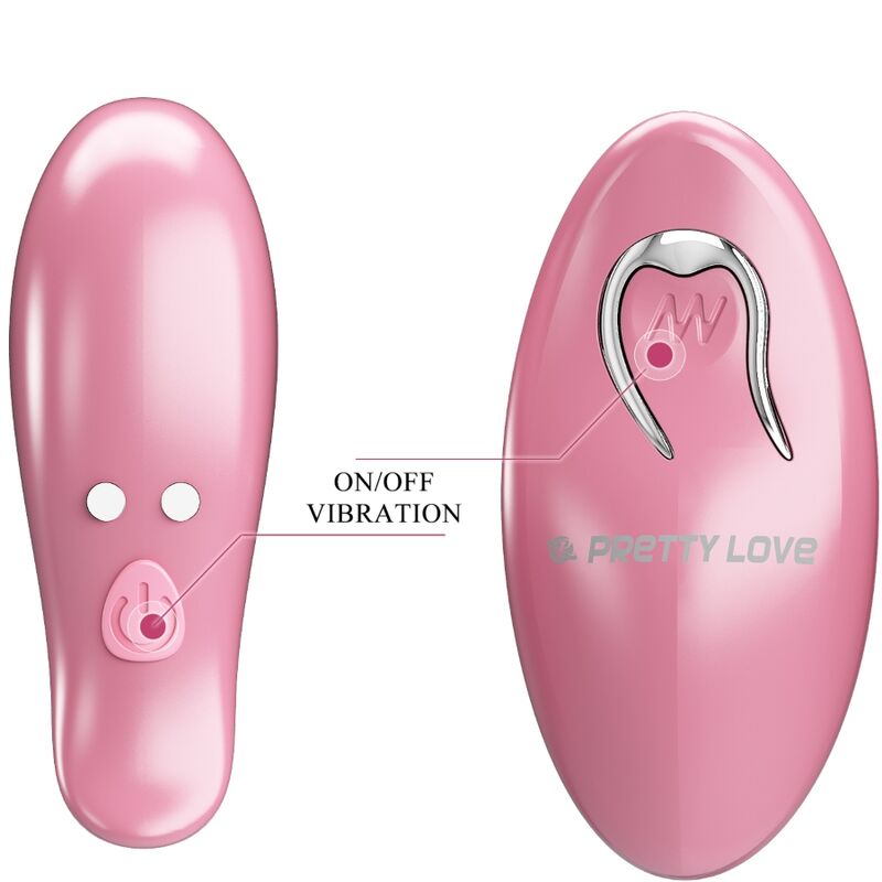 Pretty Love - Cailey Pinzas Para Pezones 10 Vibraciones Control Remoto Rosa