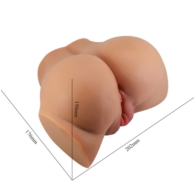Crazy Bull - Emilia Trasero Vibrador Con Vagina Y Ano Realístico Natural Control Remoto