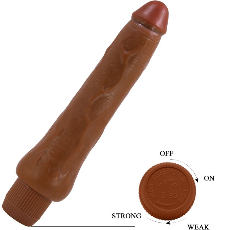 Baile - Dryad Vibrador Realístico 25 Cm Mulato